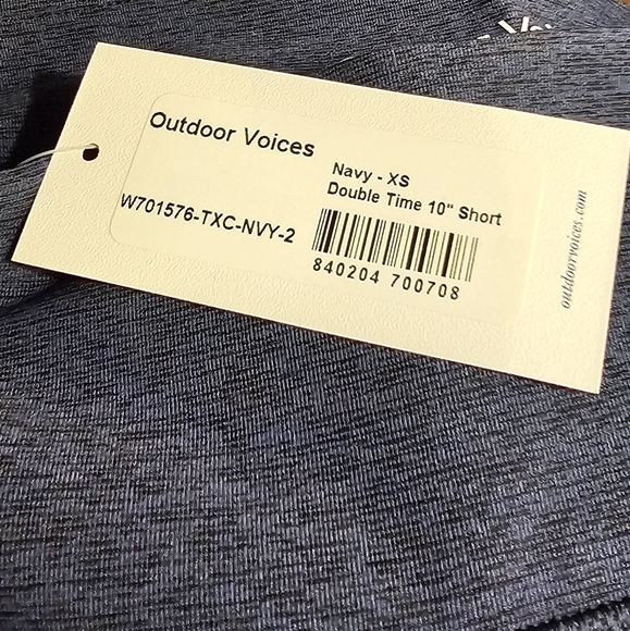 NWT- Outdoor Voices Women's Double Time 10" Shorts - Picture 10 of 12